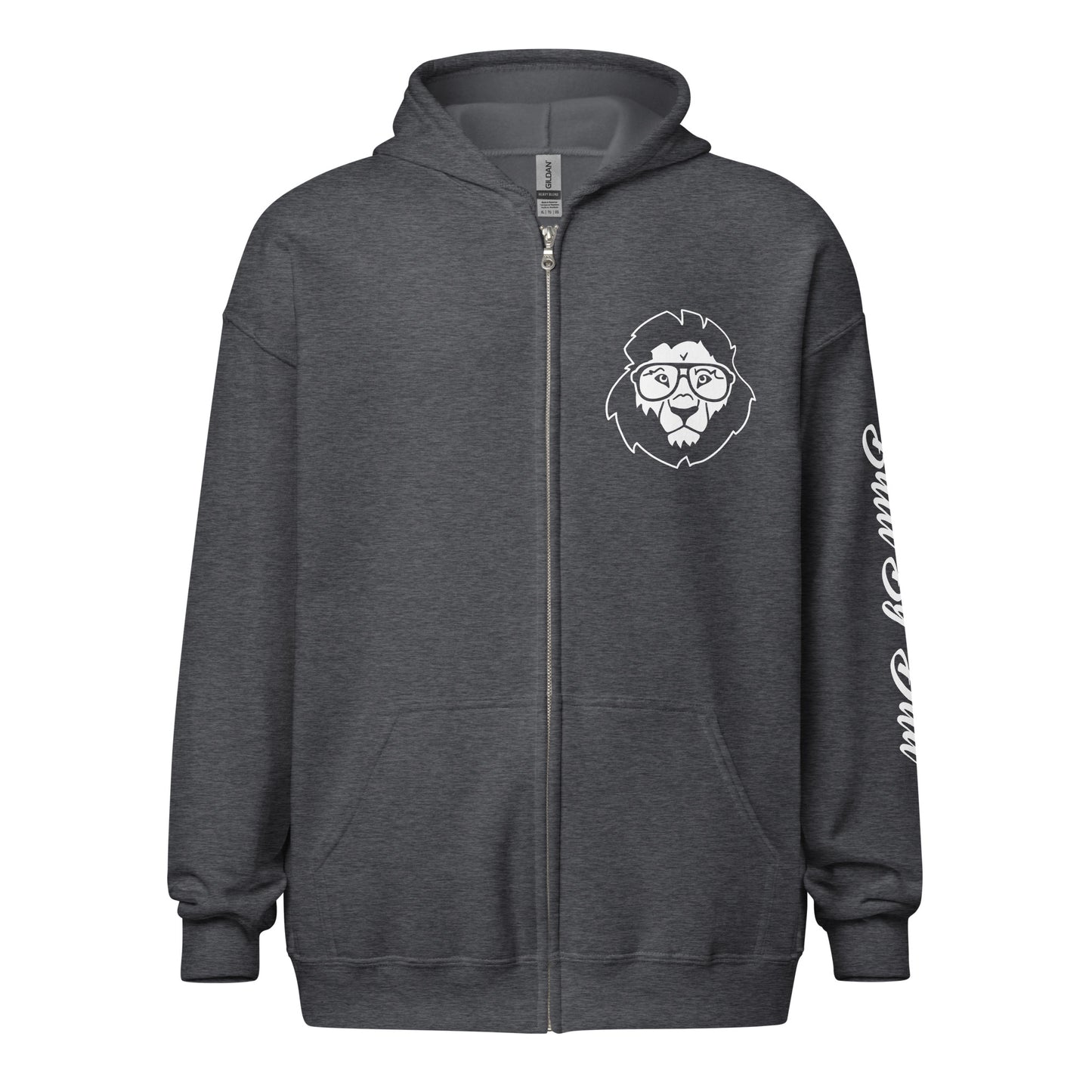 Men's heavy blend zip hoodie BBD Lion