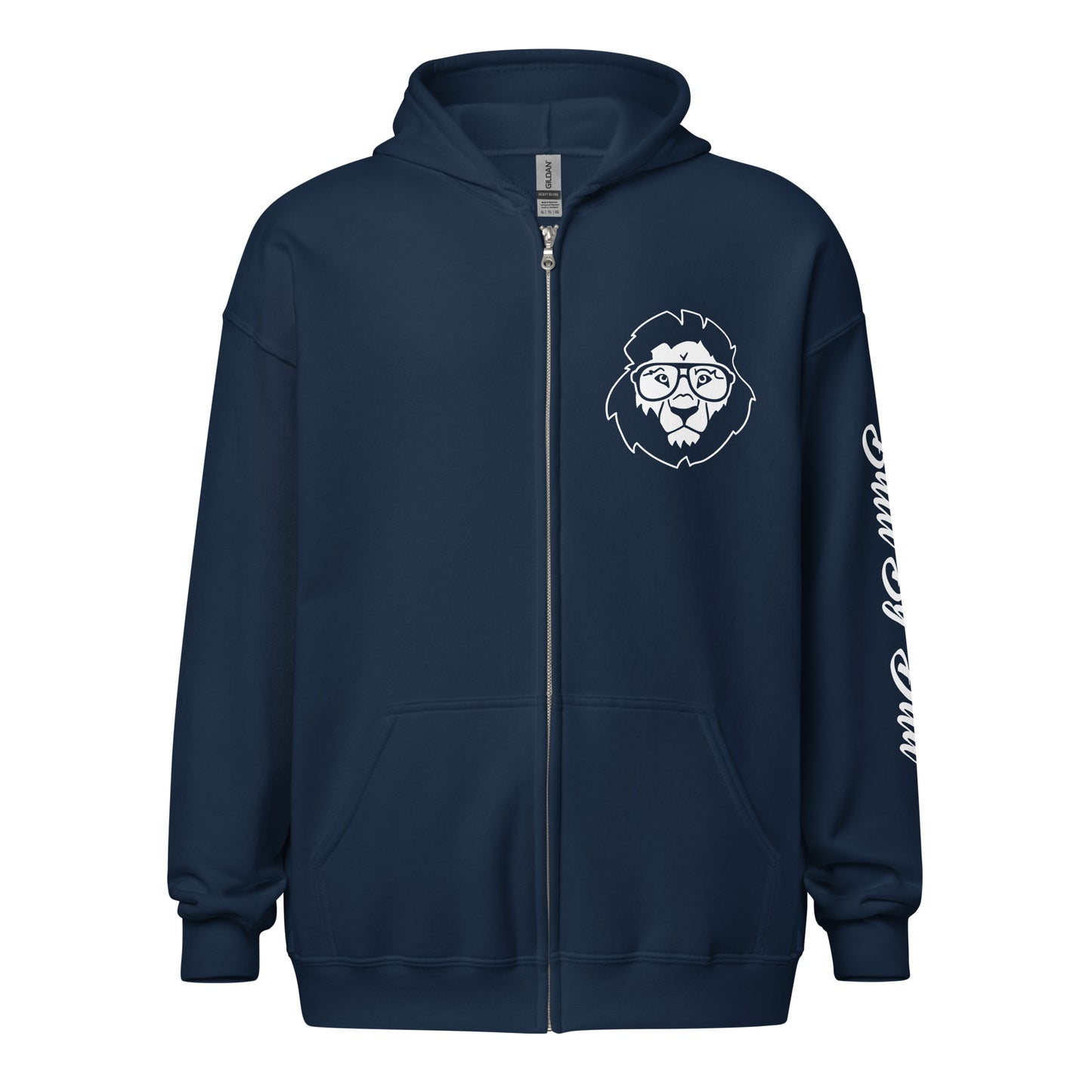 Men's heavy blend zip hoodie BBD Lion