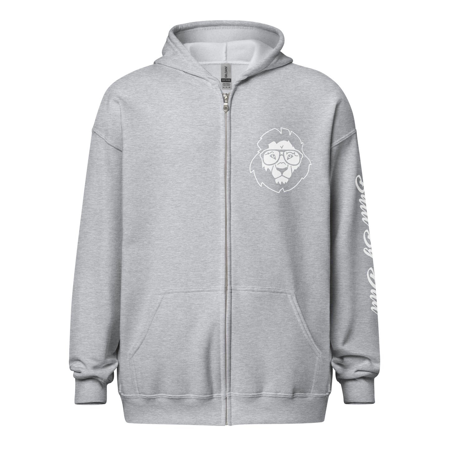 Men's heavy blend zip hoodie BBD Lion